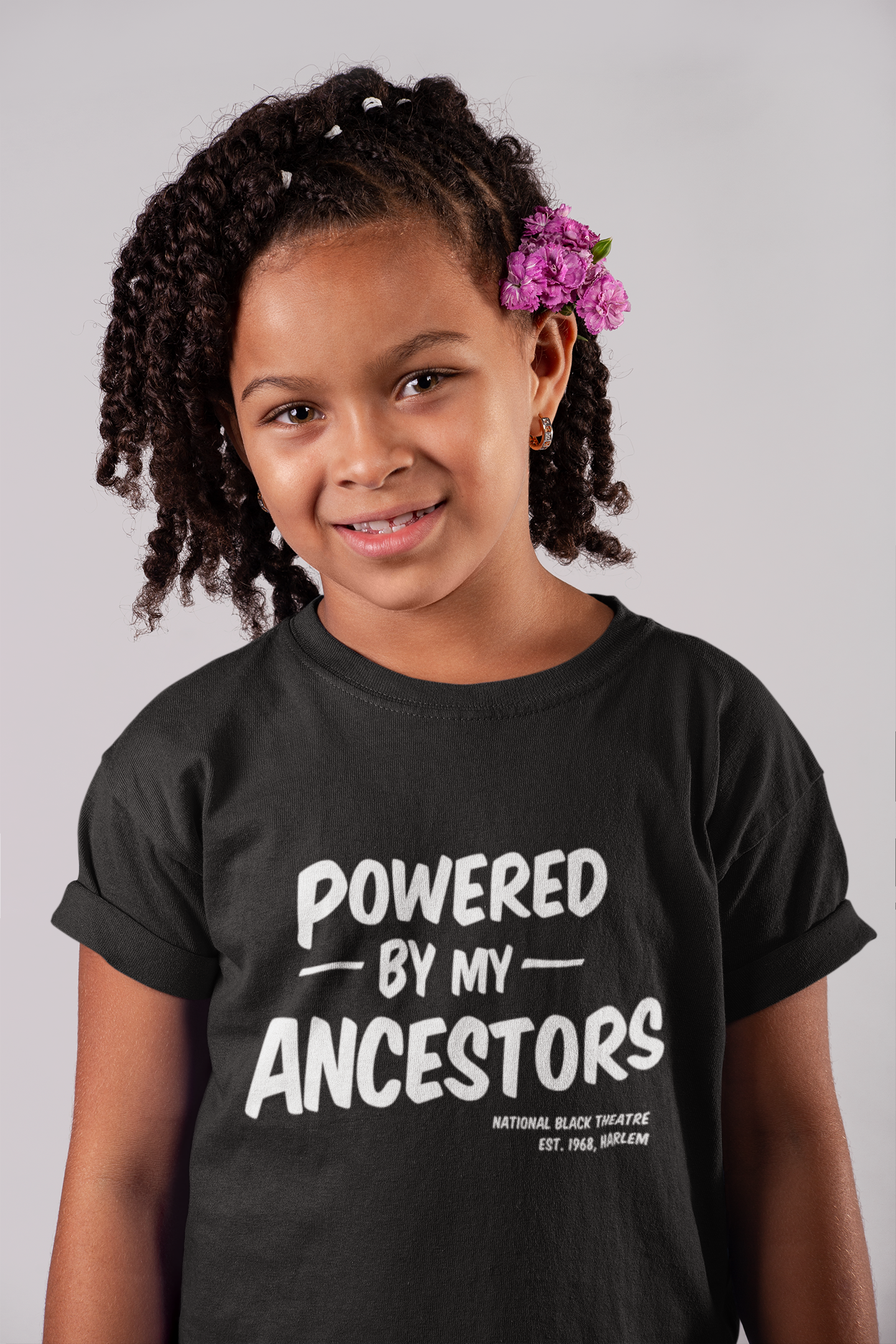 POWERED BY MY ANCESTORS UNISEX Youth Short Sleeve T-Shirt