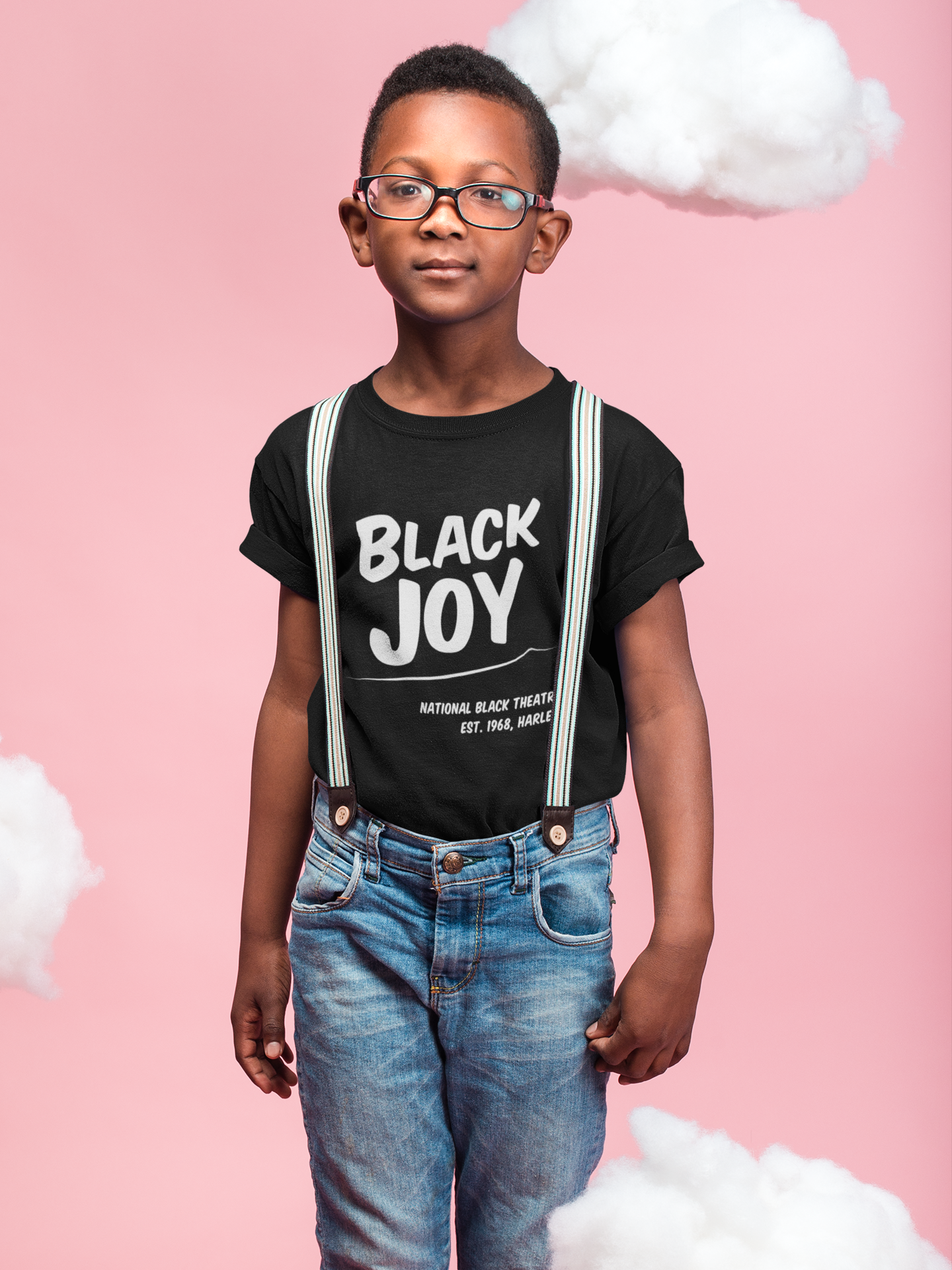 BLACK JOY UNISEX Youth Short Sleeve T-Shirt