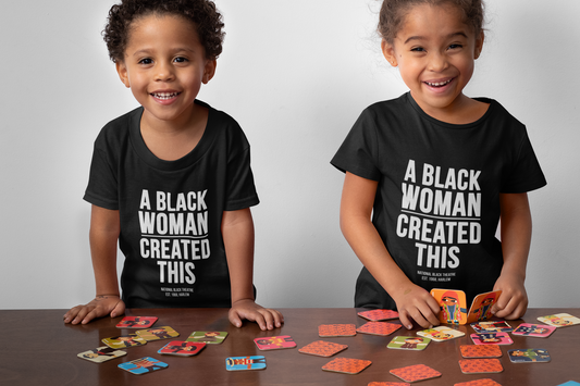 A BLACK WOMAN CREATED THIS UNISEX Youth Short Sleeve T-Shirt