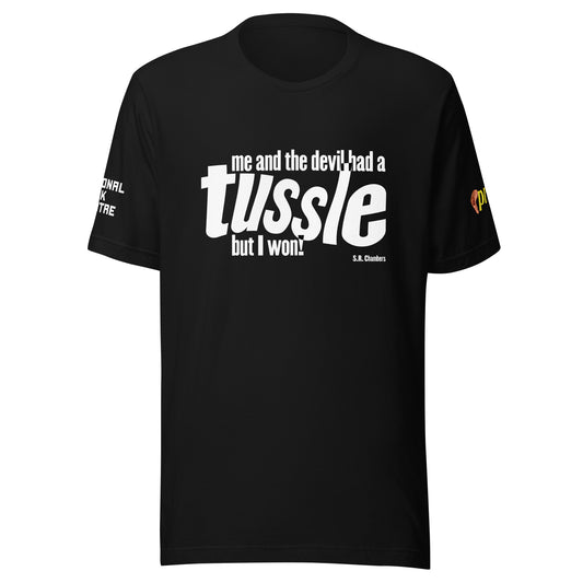 Me and the devil had a tussle but I won! Unisex T-Shirt