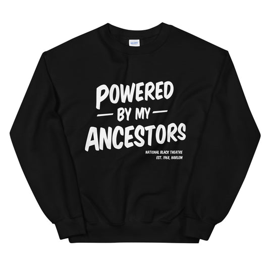 POWERED BY MY ANCESTORS Unisex Sweatshirt (BLACK)