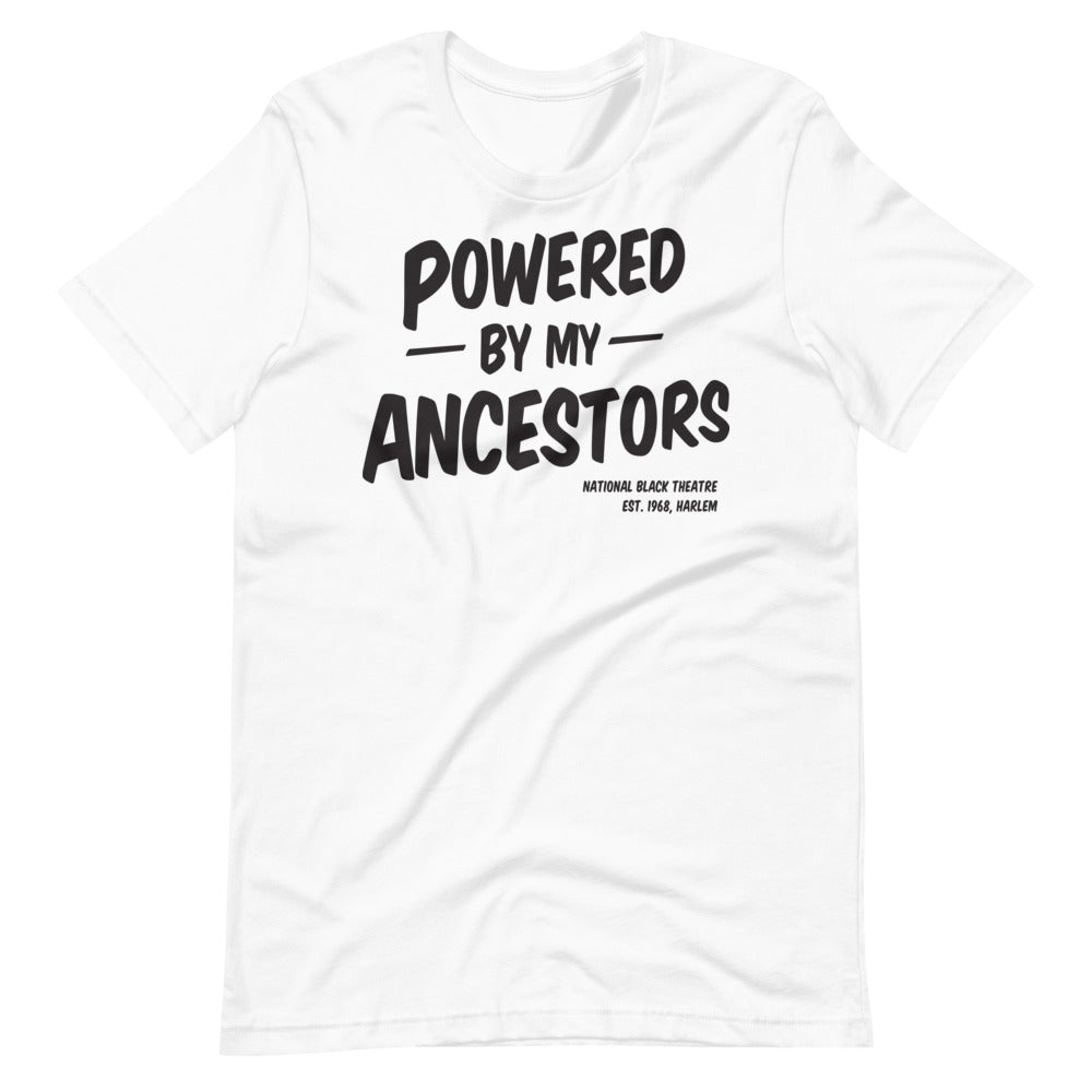 POWERED BY MY ANCESTORS Short-Sleeve Unisex T-Shirt (WHITE)